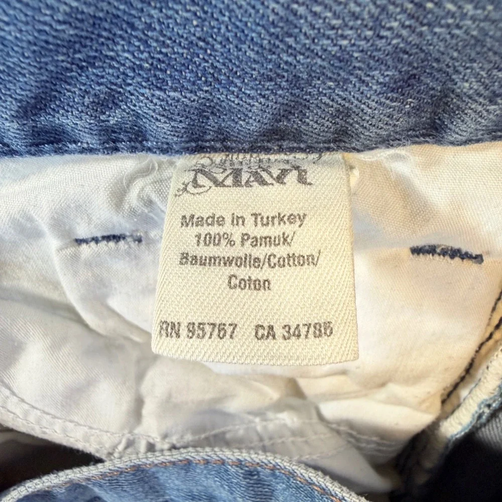 Mavi Matt Straight Leg Jeans Men's Size 32x32 Blue Light‎ Wash Denim